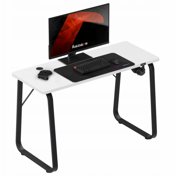 Zdesk Herní počítačový stůl Huzaro Hero 1.5 bílý 120 cm
