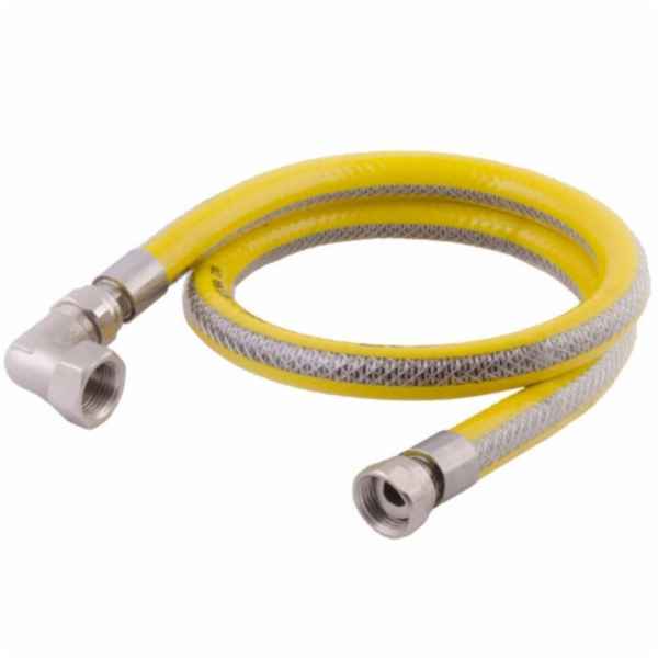 PROFITOR Plynová přípojka bez ventilu, úhlová 0,5M, přísl...