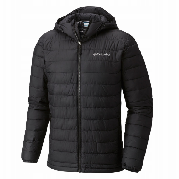 Columbia Bunda s kapucí Powder Lite II 2086944010 Černá M