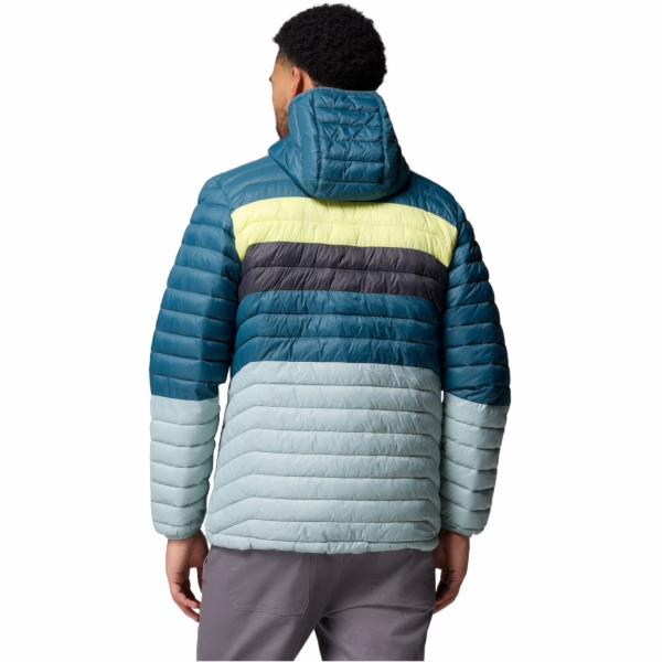 Columbia Bunda s kapucí Powder Pass 2134131461 Modrá L