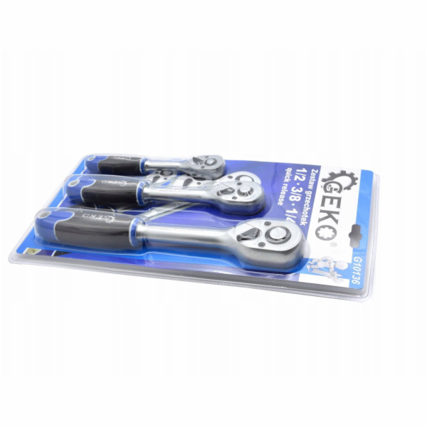 Geko Sada rychloupínacích ráčen 1/2 3/8 1/4 (10 ks)