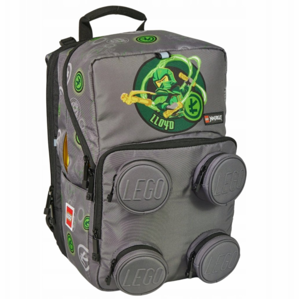 LEGO Školní batoh Ninjago Petersen 20209-2501 šedý, jedna...