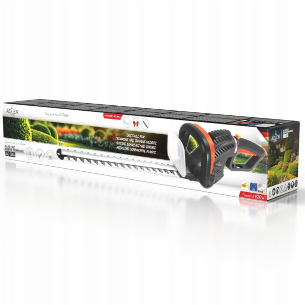 Adler Elektrické nůžky na živý plot AD 6814 | Délka čepel...