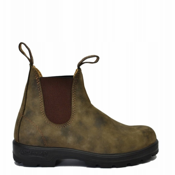 Blundstone Elastické boty s bočním podšitím 585-RUSTIC Hn...