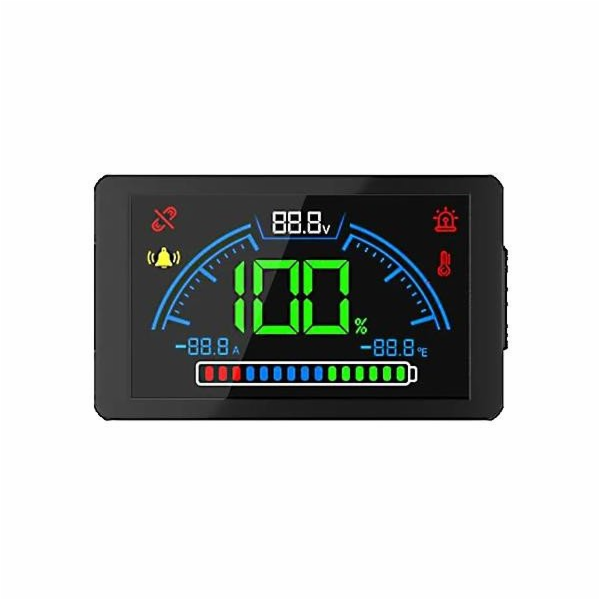 Volt Monitor výkonu LiFePO4 LCD MPA100 baterie