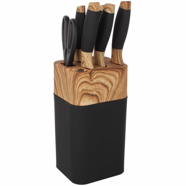 Brunbeste SADA KUCHYŇSKÝCH NŮŽŮ VE STOJANKU S BROUSKEM 3775