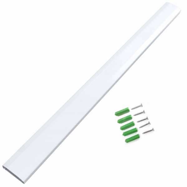 Fiber Novelty Mask110-W - hliníkový kryt kabelu se systém...