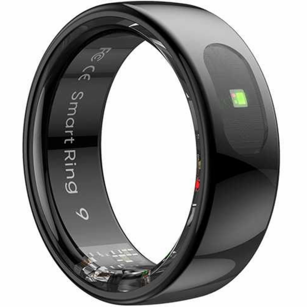 Powerton Smart RING PRO černý, tepová frekvence, saturace...