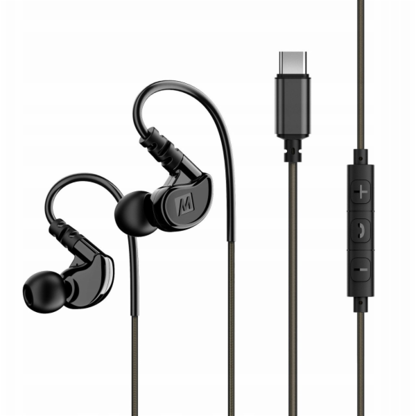 MEE audio Sportovní sluchátka do uší M6 s USB-C vstupem