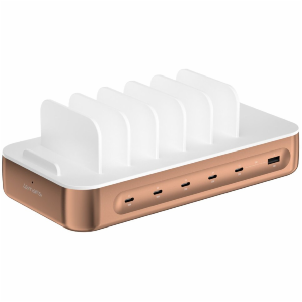 4smarts Ladestation Team 100W 5C/1A vč. 6 Kabel, Kupfer