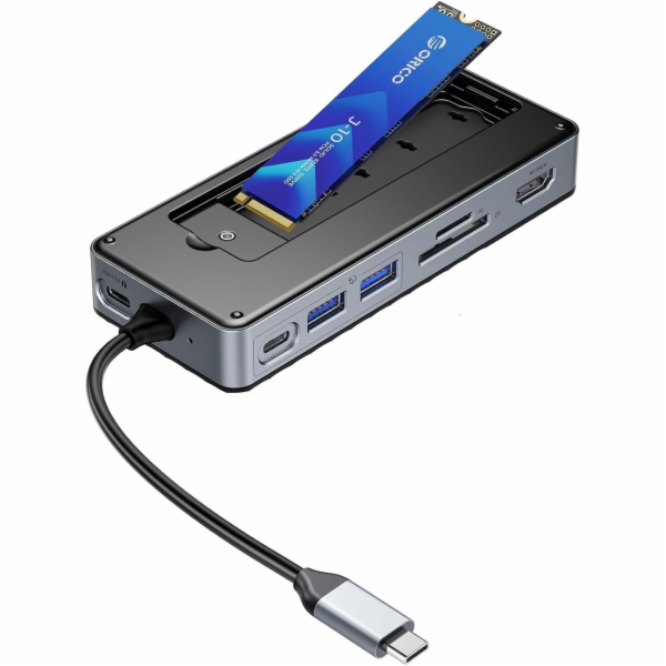 Orico OM28P-G2 USB-C stanice/replikátor s pouzdrem pro M....