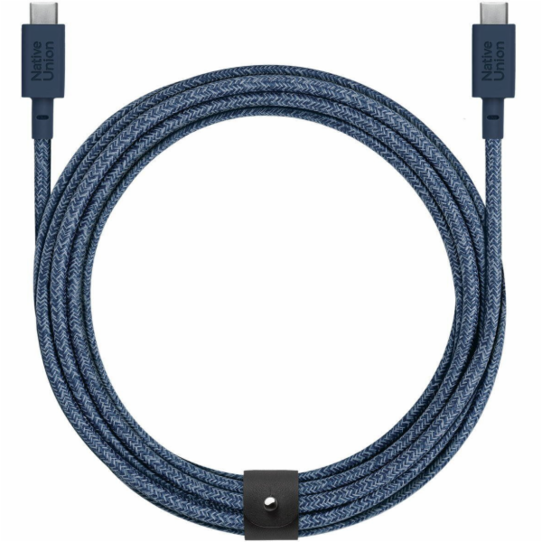 Native Union Kabel USB-C - USB-C 3 m, tmavě modrá (BELT-X...