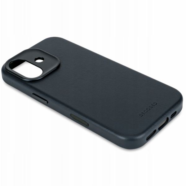 Decoded Leather Backcover iPhone 17 Navy Shadow