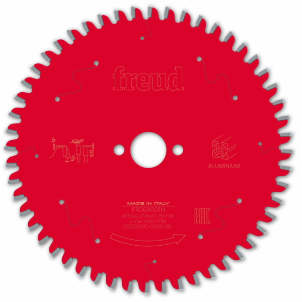 Freud Pilový kotouč FR06A001H 160X2,2X20-52