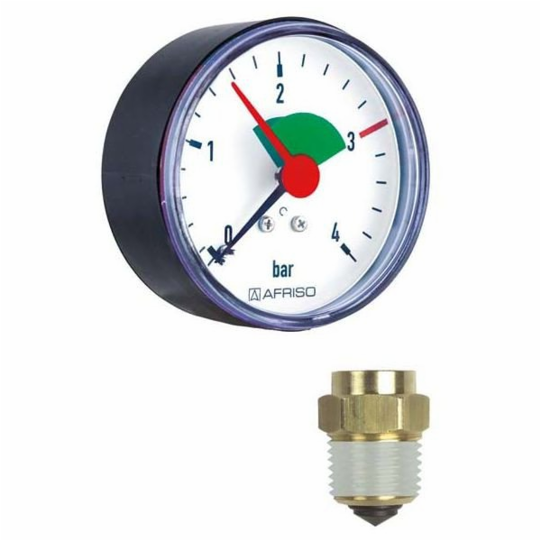 Afriso Manometr pro vytápění HZ80 0-4bar 1/4 AX