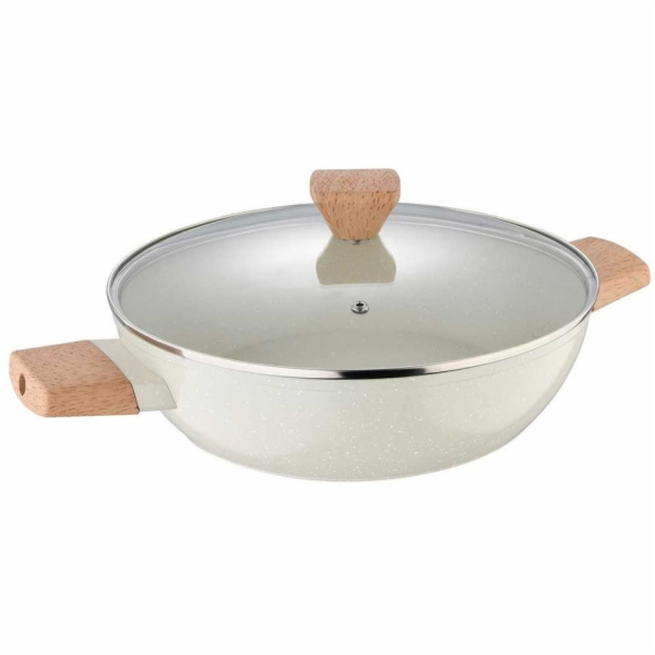 Bergner BG-34747 Plochý hrnec z přírodního mramoru 28 cm ...