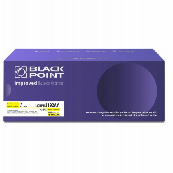 Black Point [LCBPH2192AY] Barevný toner (HP W2192A)