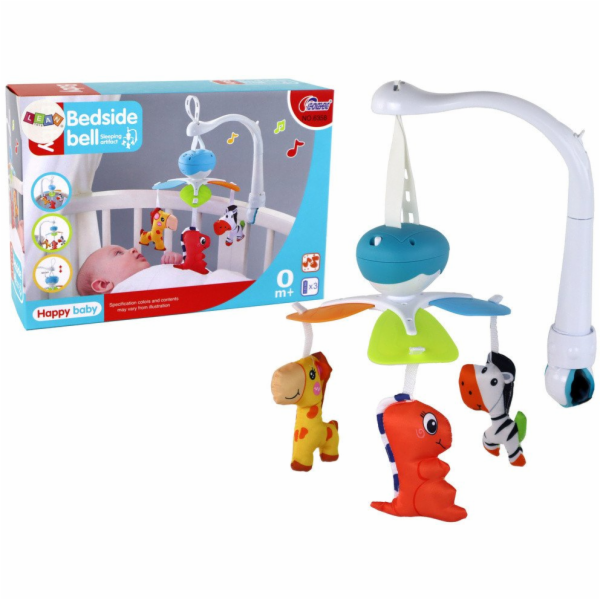 LeanToys Mobilní vozík do postýlky na baterie s univerzál...