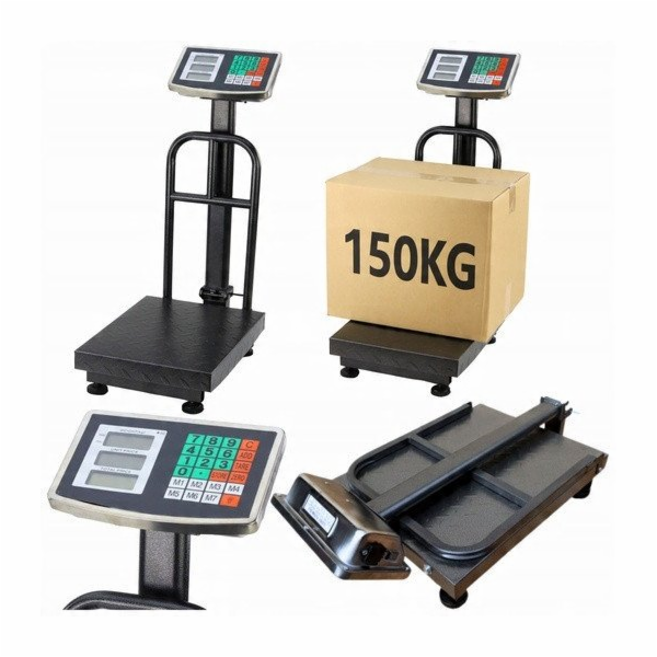 Lean Elektronická plošinová váha s LCD displejem pro skla...