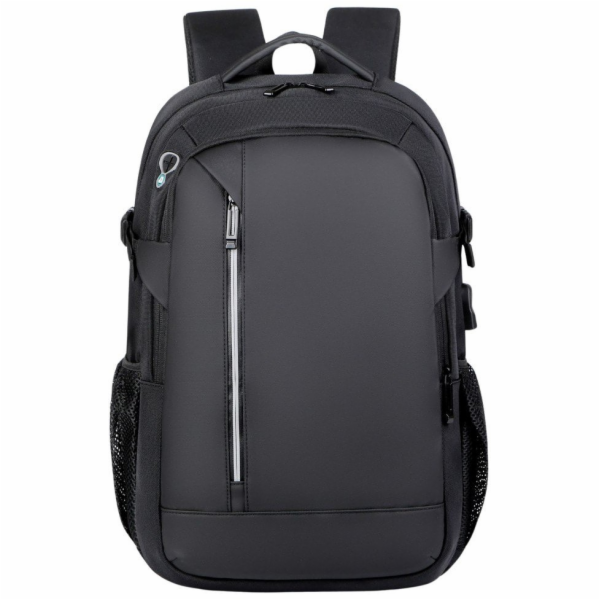 Lean USB městský batoh s kapsou na notebook, reflexní, 16...