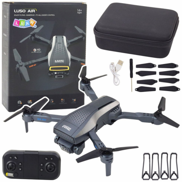 LeanToys LU50 Air Drone s dvojitou kamerou, HD video, LED...