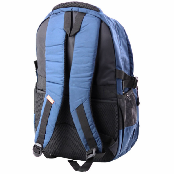 Lean Funkční městský batoh s 9 kapsami, tmavě modrý, 35 l