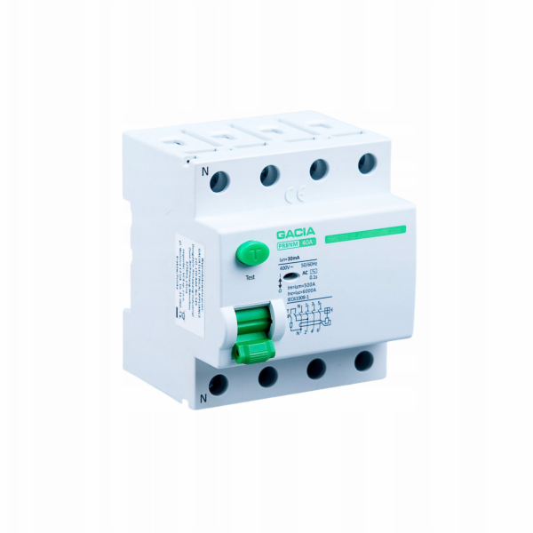 GACIA Jistič diferenciálu 25 A, 30 mA, 4P, typ A PR8NM 4P...