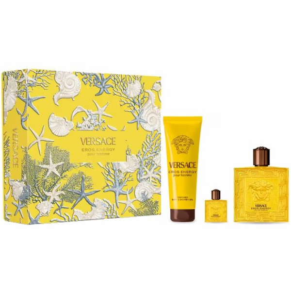 Versace Eros Energy EDP 100ml + sprchový gel 150ml + EDP 5ml