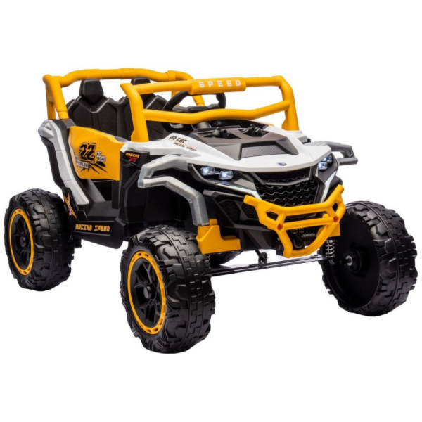 Lean Cars Bíložluté vozidlo M1 s pohonem 4x4 na baterie
