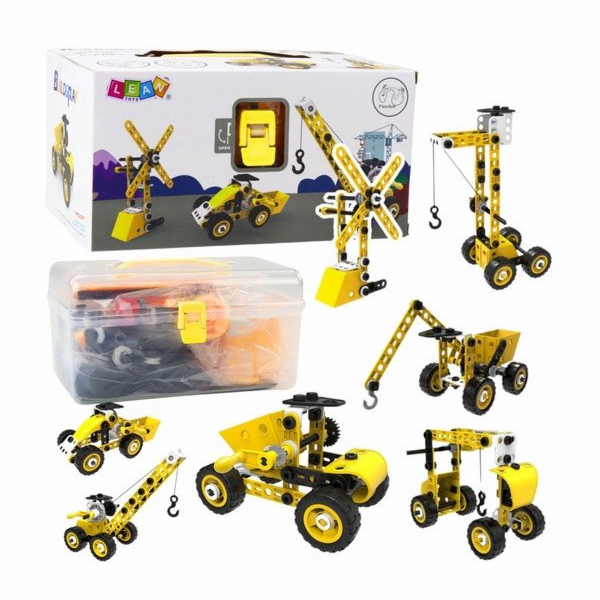 Triton Sada stavebních strojů 8 v 1 100 dílků