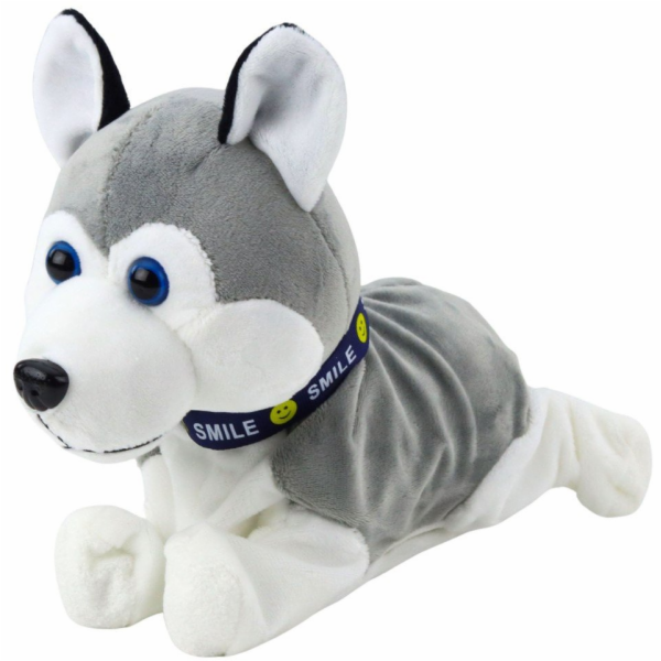 LeanToys Interaktivní plyšový pes Husky na baterie