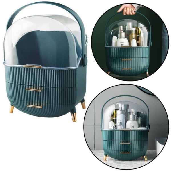 Lean Organizér na kosmetiku s otevíracím víkem, průhledný...