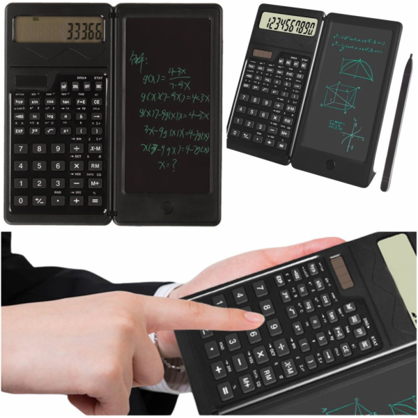 Lean Vědecká kalkulačka, LED zápisník, solární stylus