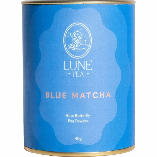 Lune Tea Čaj z květů motýlího hrachu Blue Matcha, 40 g