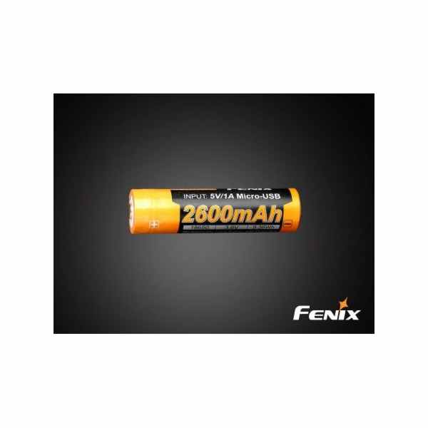 Fenix Baterie Micro USB MR18650 2600mAh 1 ks.