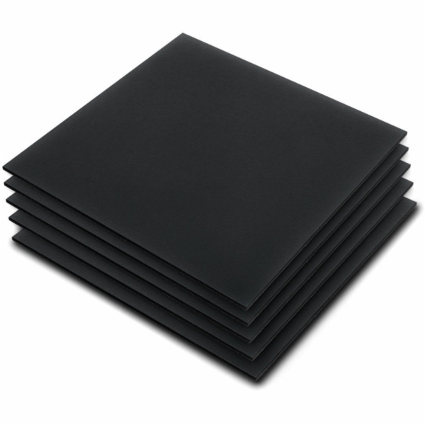 3DM Group Černé lité plexisklo - 3mm - 200x200mm - 5ks.