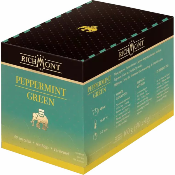 Richmont Zelený čaj Richmond Peppermint Green - 40x4g