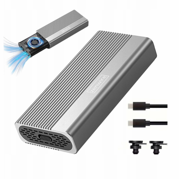 Zenwire Krabice pro M.2 NVME PCIe SSD USB-C 4.0 M2 Thunde...