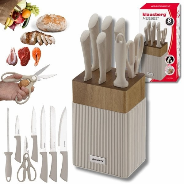 Klausberg Sada nožů KB-7984 z akácie