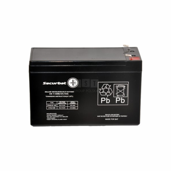 PowerBat Baterie AGM SECURBAT 12V 7Ah