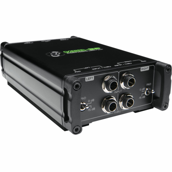 Mackie MDB-2P pasivní direct box pro baskytaru, digitální...