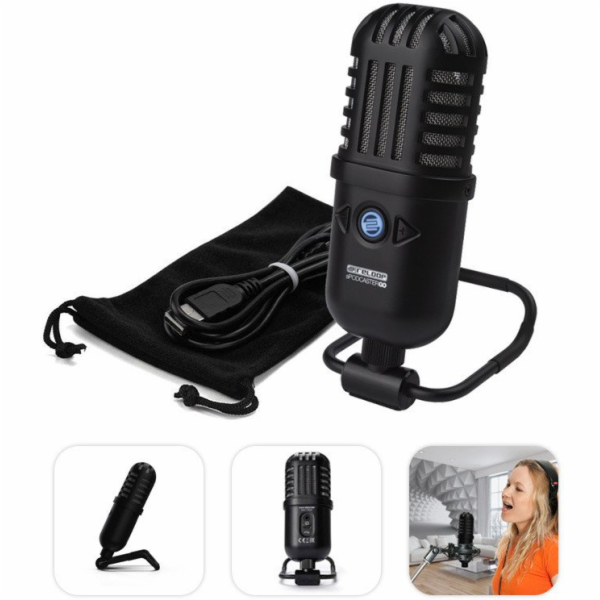 Reloop Kondenzátorový mikrofon sPodcaster Go s univerzáln...
