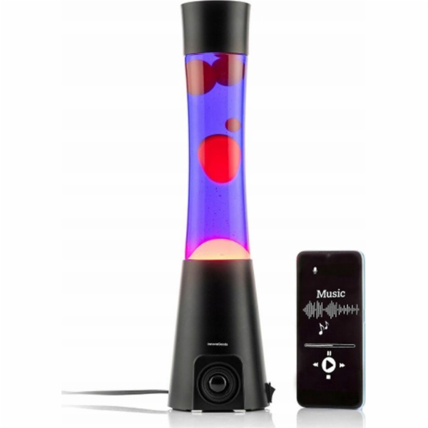 InnovaGoods Stolní lampa LÁVOVÁ LAMPA S REPRODUKTOREM Mag...