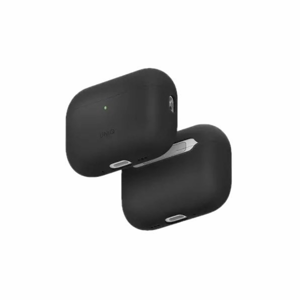 Uniq Lino - silikonový kryt pro AirPods Pro 3 černý