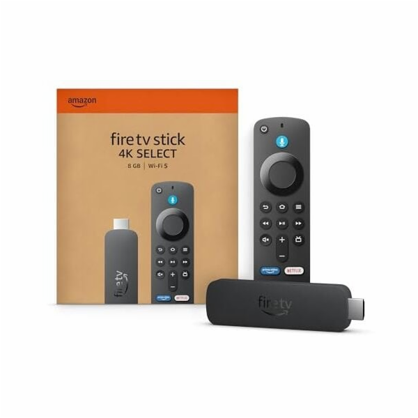 Amazon Fire TV Stick 4K SELECT 8GB černý přehrávač médií