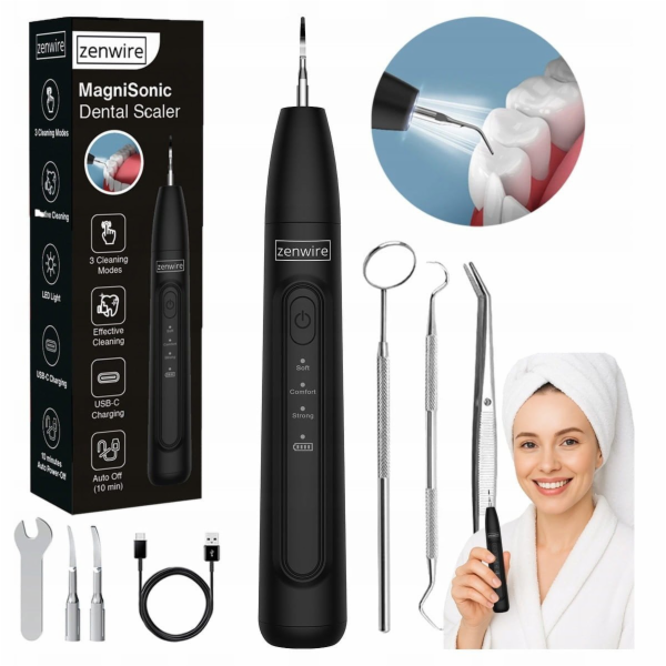 Zenwire Ultrazvukový zubní scaler pro odstranění zubního ...
