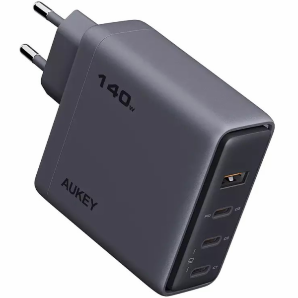 Aukey Nabíječka PA-C6 140W šedá