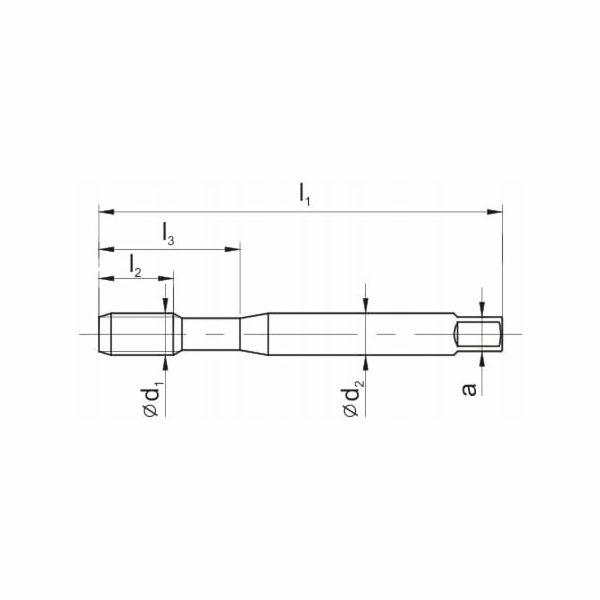 Fanar Závitníky UNC 5/16-18 DIN-371C R40 (2B) HSSE 800 - ...
