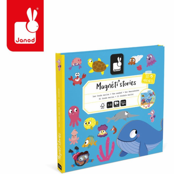 Janod Magnetické puzzle Podvodní svět Magneti'stories 3+