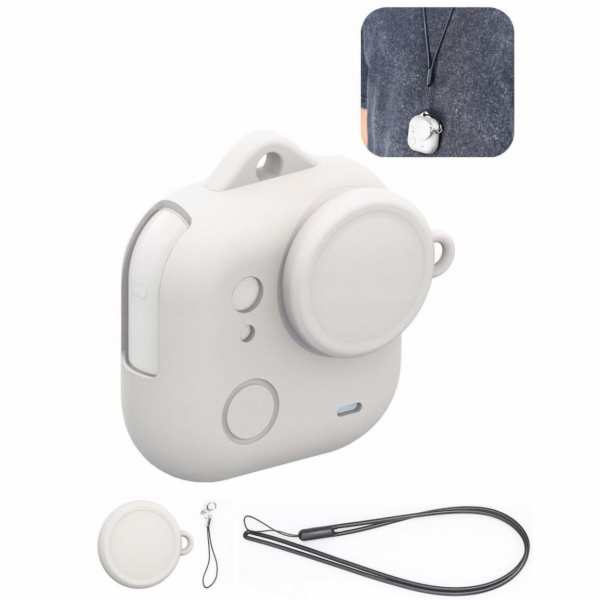 Puluz Silikonový kryt pro Insta360 Go Ultra + krytka a šň...